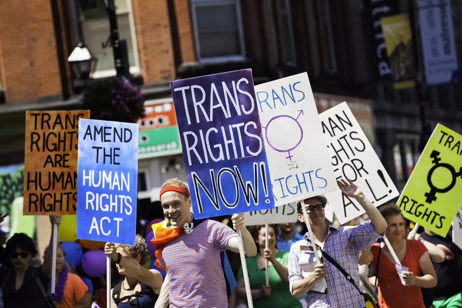 Trans Rights Rally Signs About